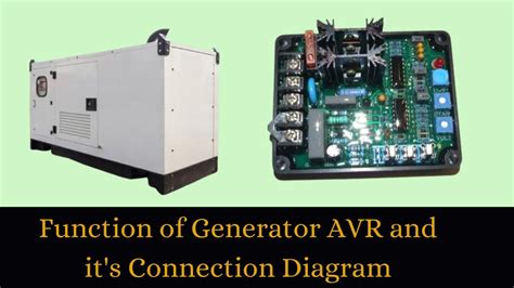The AVR component of your Gensets main function is to assert and sustain the appropriate voltage level range for your generator systems alternating current. . What is avr in generator